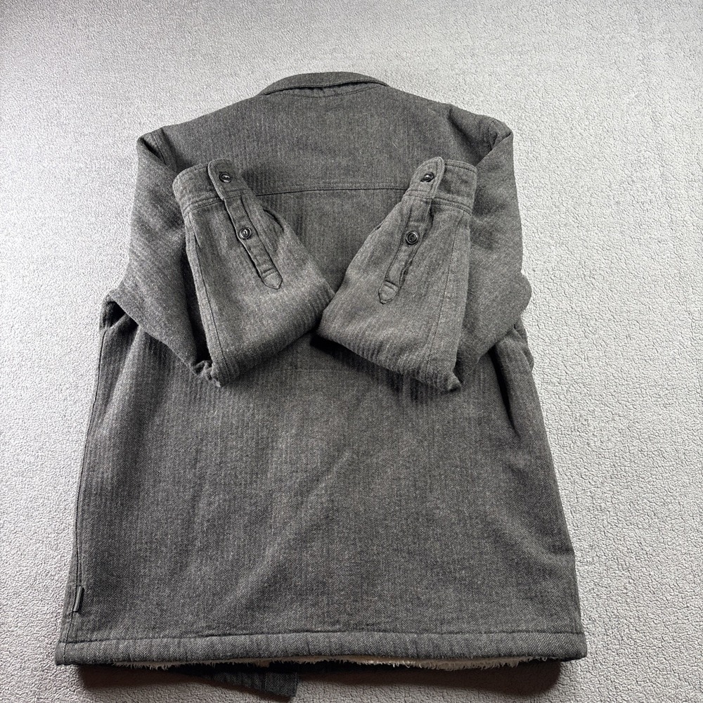 Tread 4 Thought‎ Men's Shirt Jacket , M  Gray Sustainable Apparel Fleece Linned - Picture 11 of 13